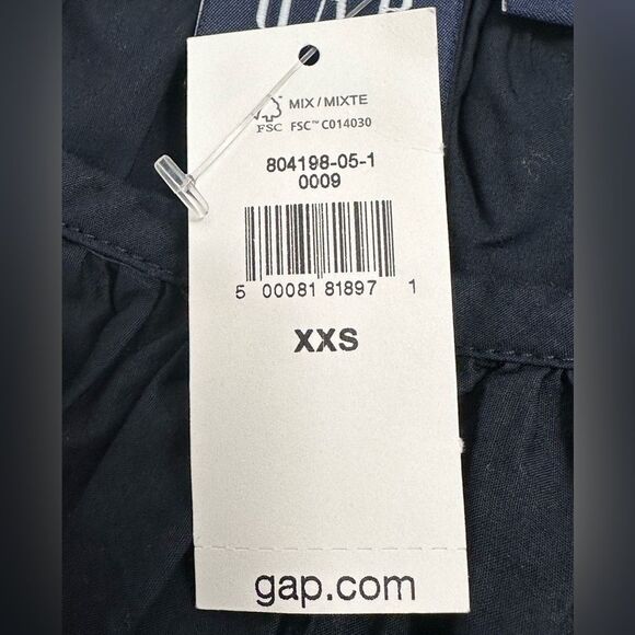 GAP Eyelet Flutter Sleeve‎ Top Size XXSMALL - Picture 10 of 10